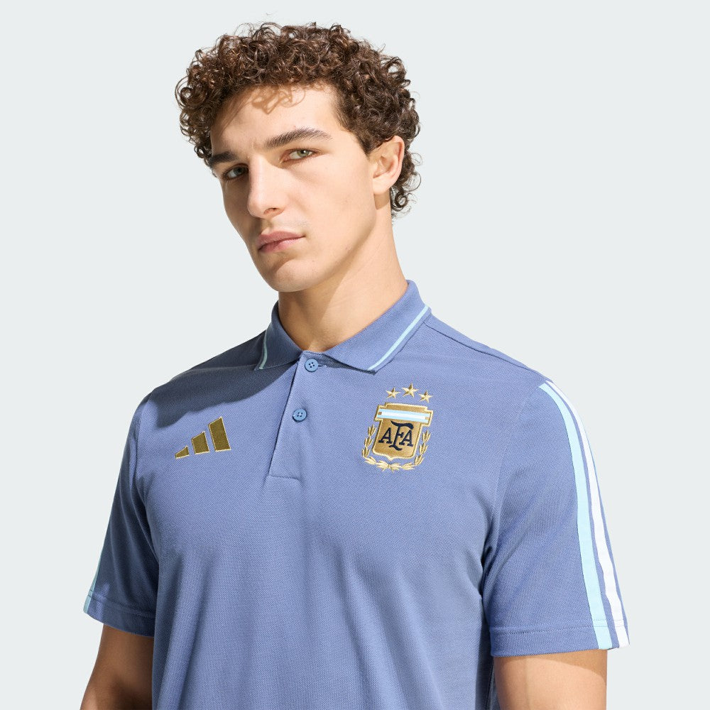 Adidas - Argentina National Team FIFA x World Cup Alphaskin Polo - Blue