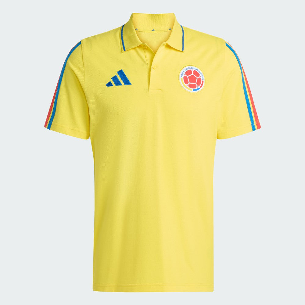 Adidas - Colombia National Team FIFA x World Cup Alphaskin Polo - Yellow
