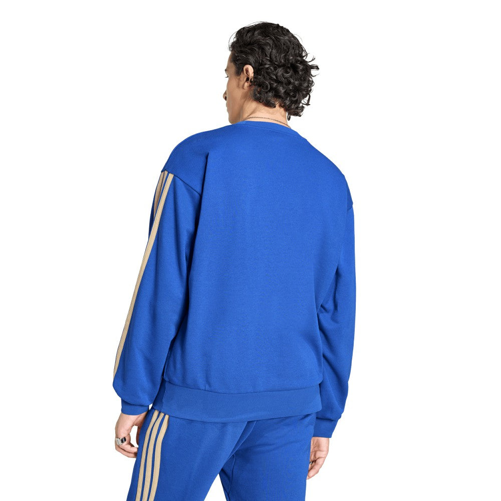 Adidas - Italy National Team FIFA x World Cup Alphaskin Crewneck Sweatshirt - Blue