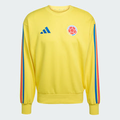 Adidas - Colombia National Team FIFA x World Cup Alphaskin Crewneck Sweatshirt - Yellow