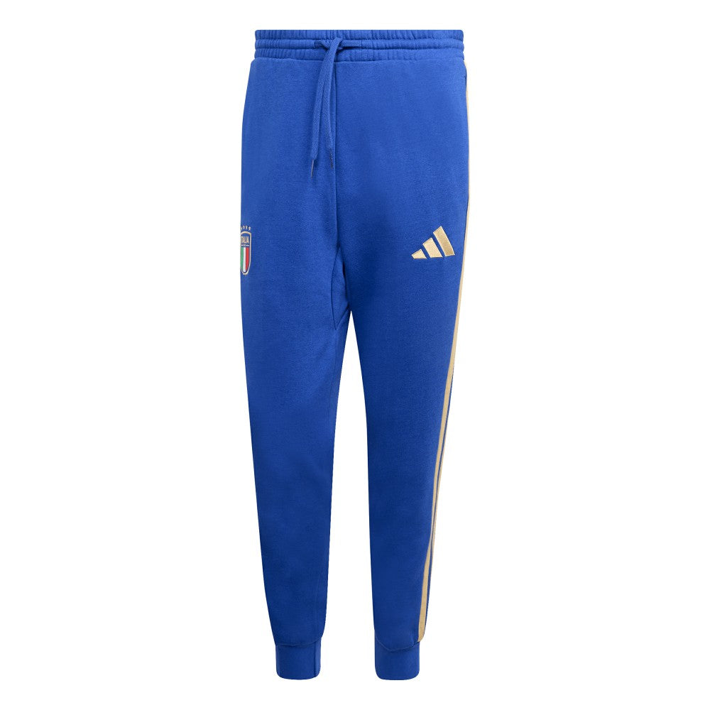 Adidas - Italy National Team Alphaskin Fleece Pants - Blue
