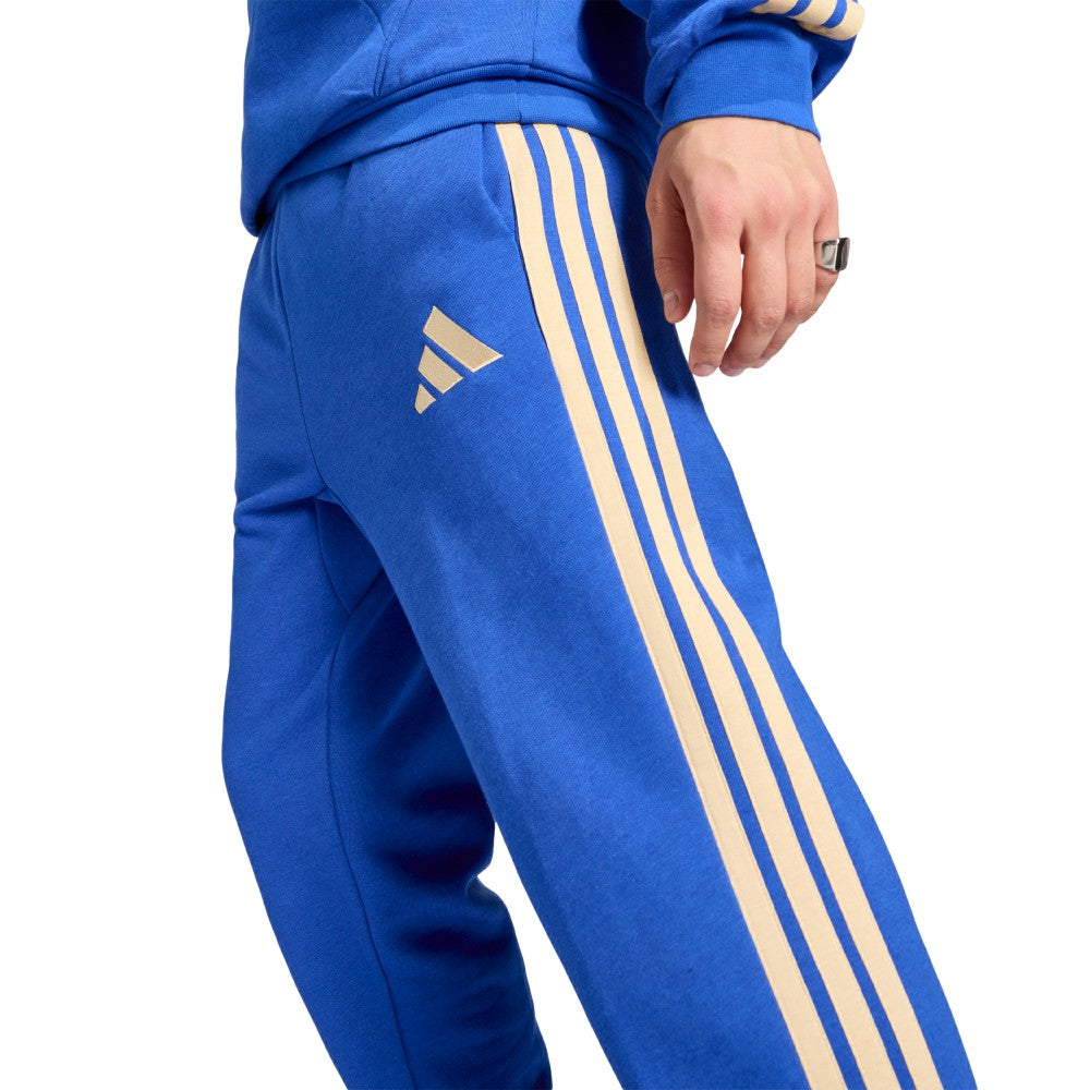 Adidas - Italy National Team Alphaskin Fleece Pants - Blue