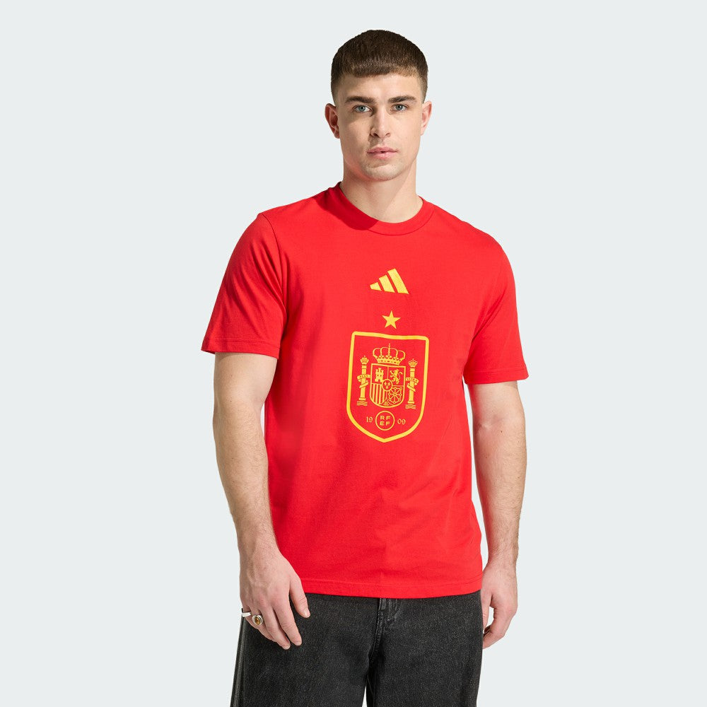 Adidas - Spain National Team FIFA x World Cup Alphaskin Graphic T-Shirt - Red