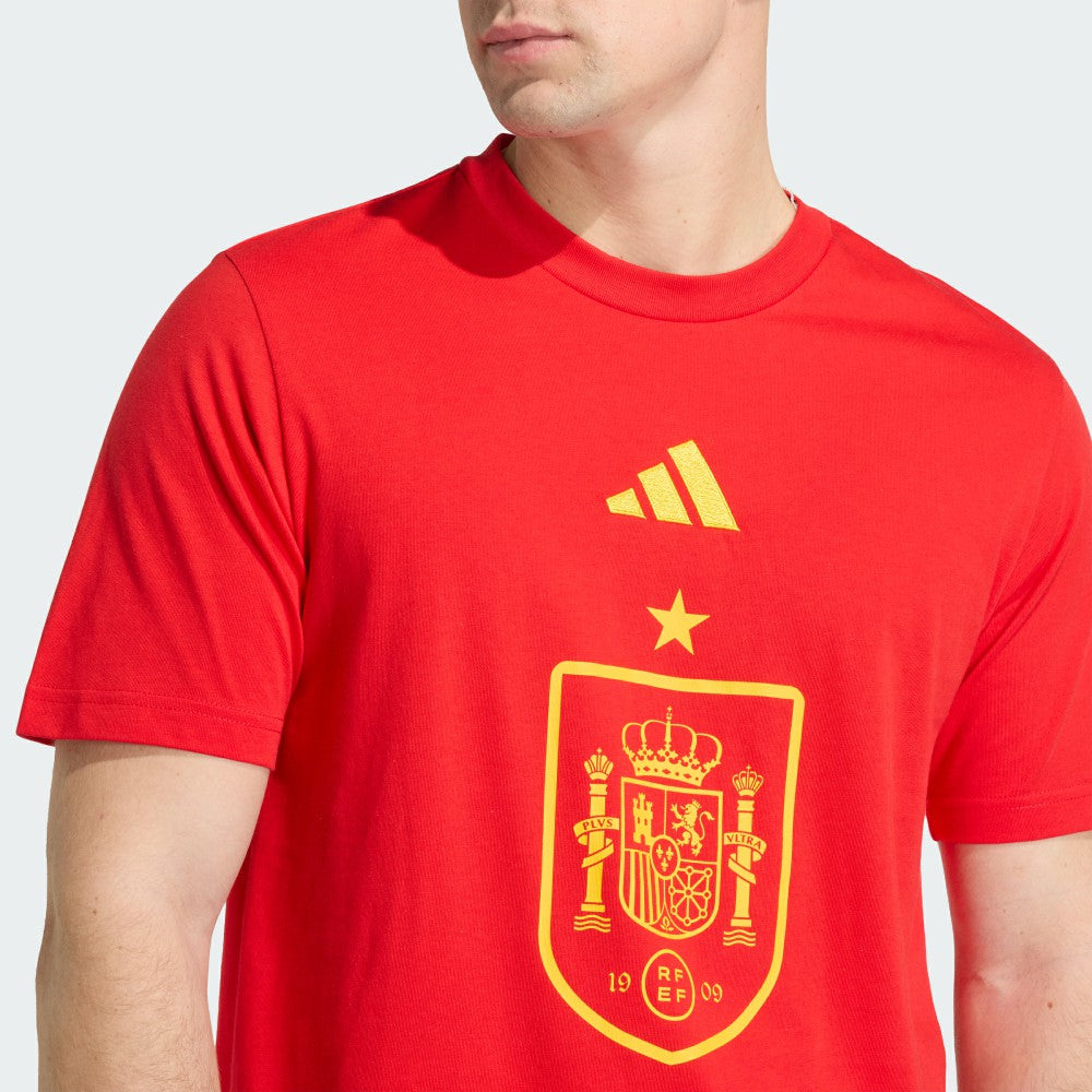Adidas - Spain National Team FIFA x World Cup Alphaskin Graphic T-Shirt - Red