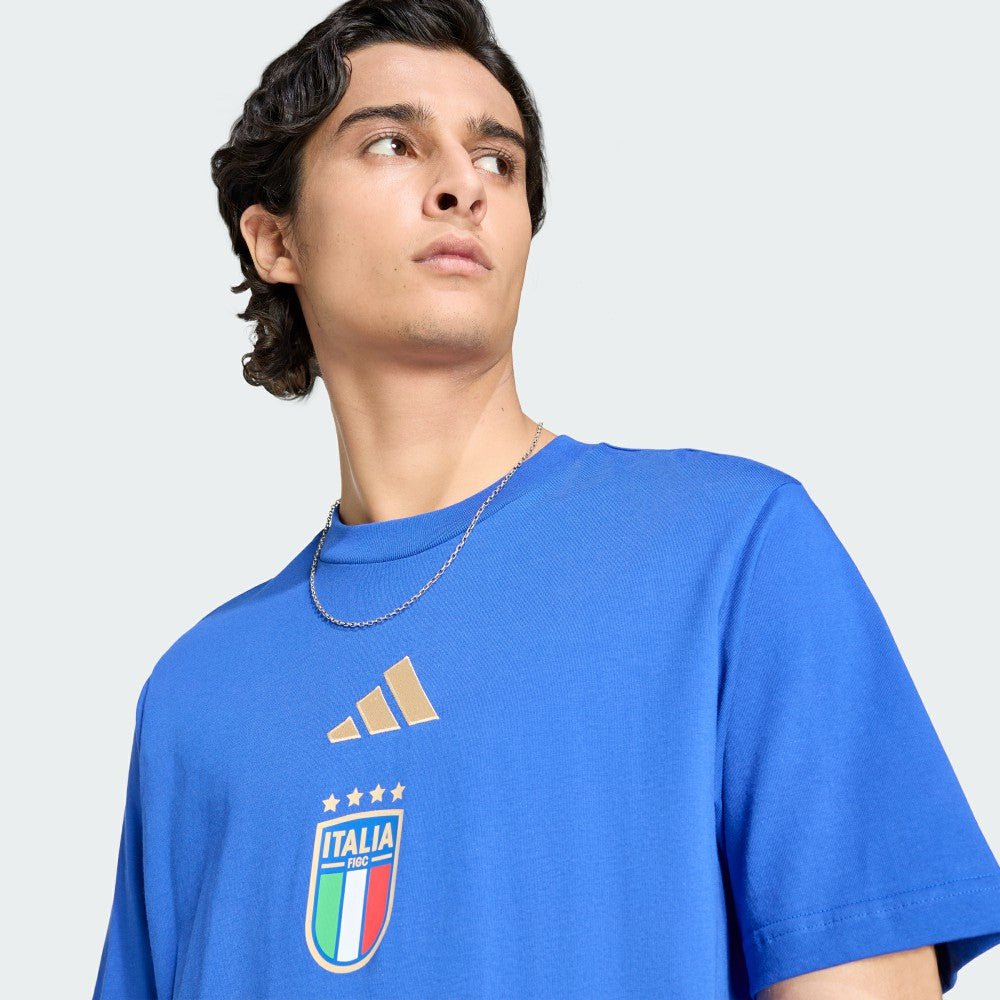 Adidas - Italy National Team FIFA x World Cup Alphaskin Graphic T-Shirt - Royal