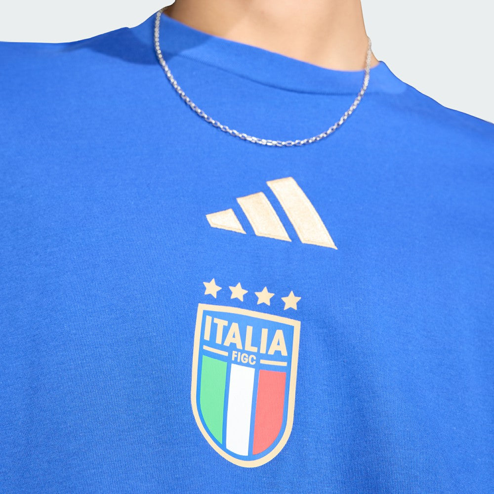 Adidas - Italy National Team FIFA x World Cup Alphaskin Graphic T-Shirt - Royal
