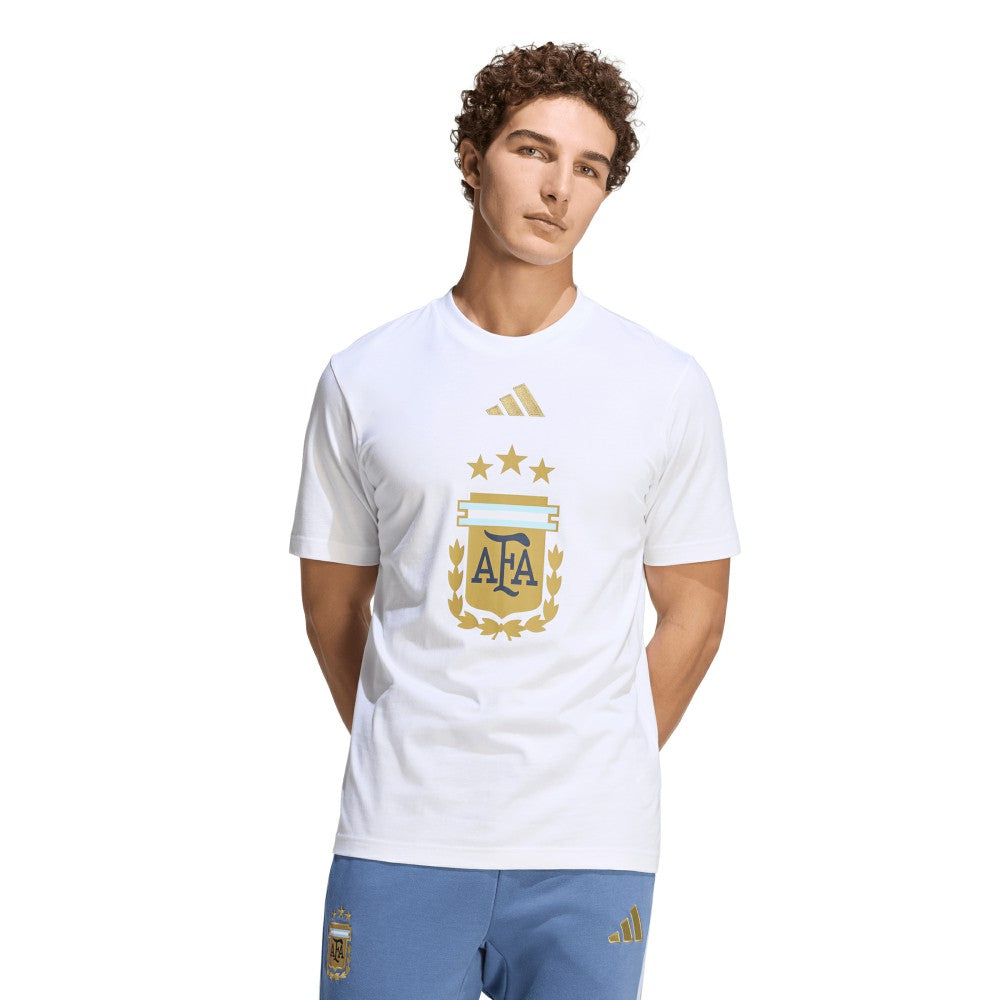 Adidas - Argentina National Team FIFA x World Cup Alphaskin Graphic T-Shirt - White