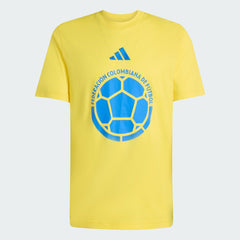 Adidas - Colombia National Team FIFA x World Cup Alphaskin Graphic T-Shirt - Yellow