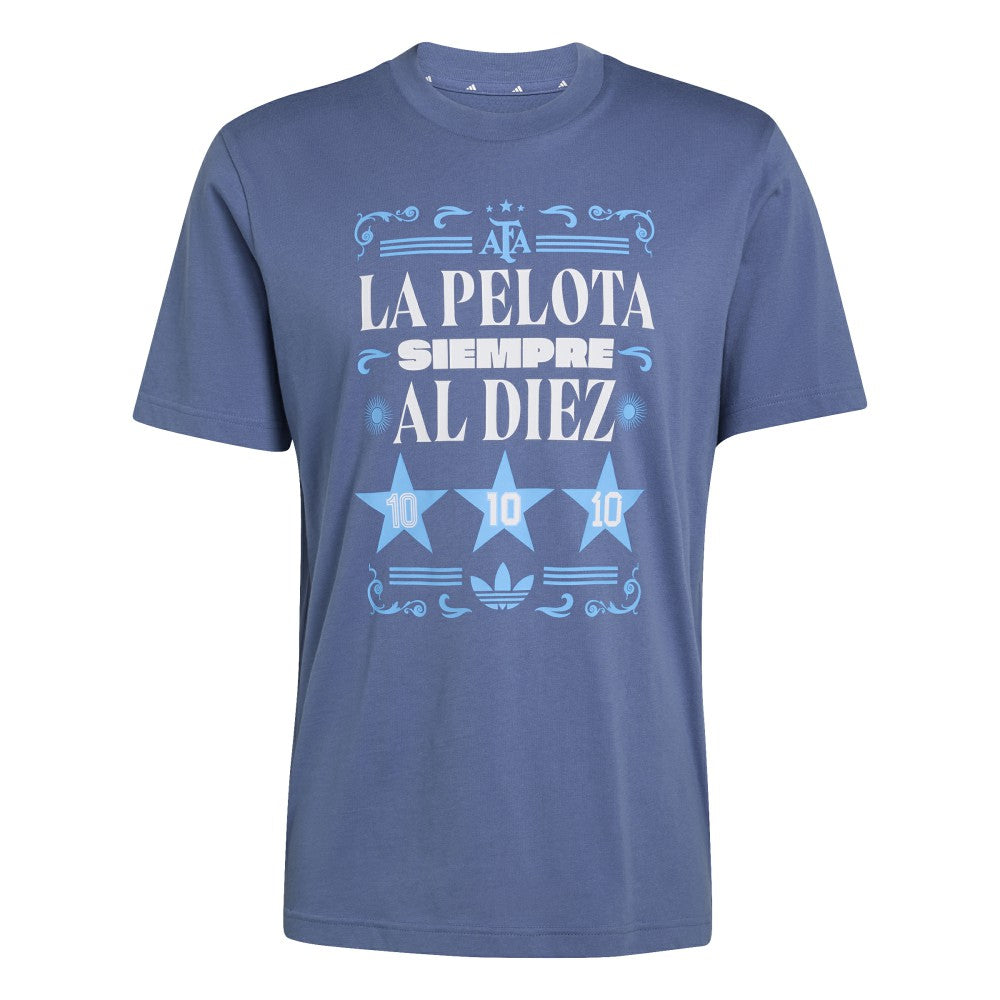 Adidas - Argentina National Team FIFA x World Cup 2022 Winners Amply T-Shirt - Blue