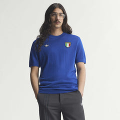 Adidas - Italy National Team 1970s Fashion Jersey - Blue