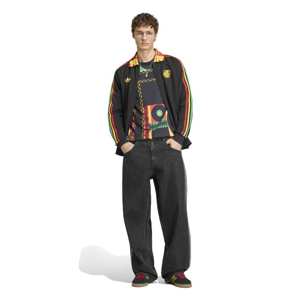 Adidas - Jamaica National Team Anthem Full-Zip Jacket - Black