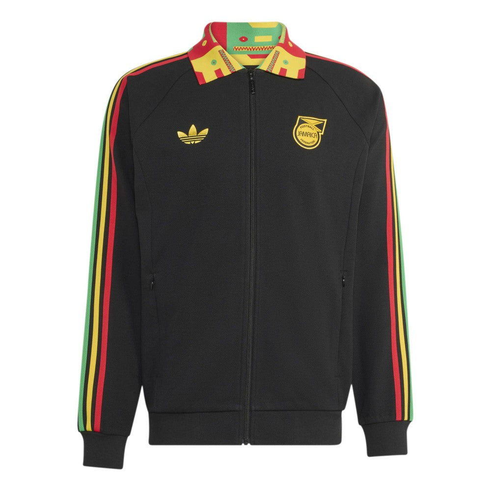 Adidas - Jamaica National Team Anthem Full-Zip Jacket - Black