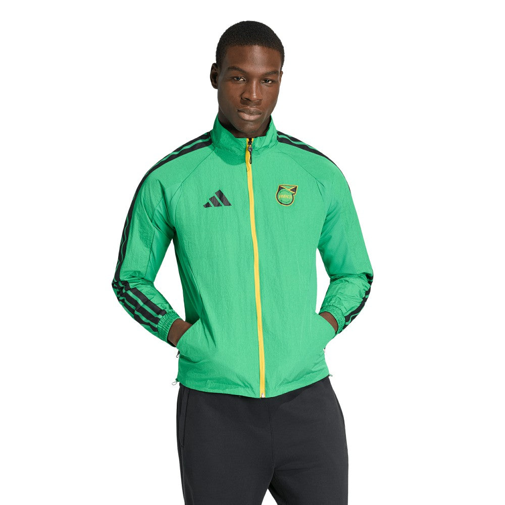 Adidas - Jamaica National Team Anthem Full-Zip Jacket - Green
