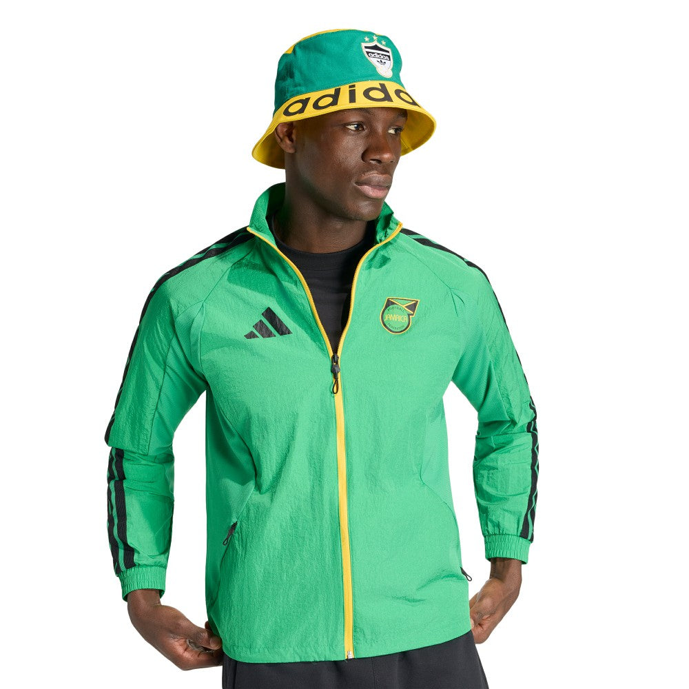 Adidas - Jamaica National Team Anthem Full-Zip Jacket - Green