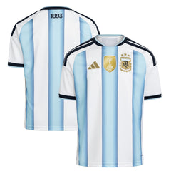 Adidas - Argentina National Team Youth FIFA x World Cup 2026 Home Replica Jersey - White