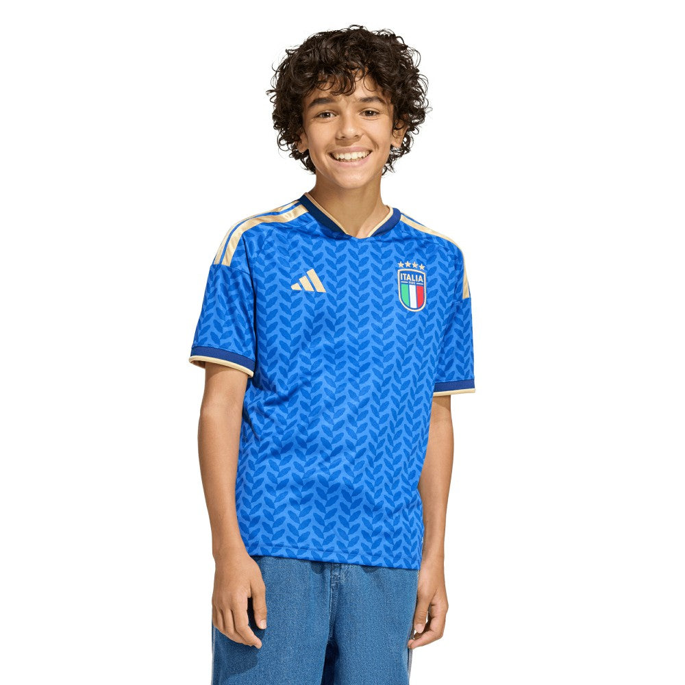 Adidas - Italy National Team Youth FIFA x World Cup 2026 Home Replica Jersey - Blue