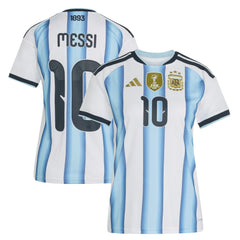 Adidas - Lionel Messi Argentina National Team Women's FIFA x World Cup 2026 Home Replica Jersey - White