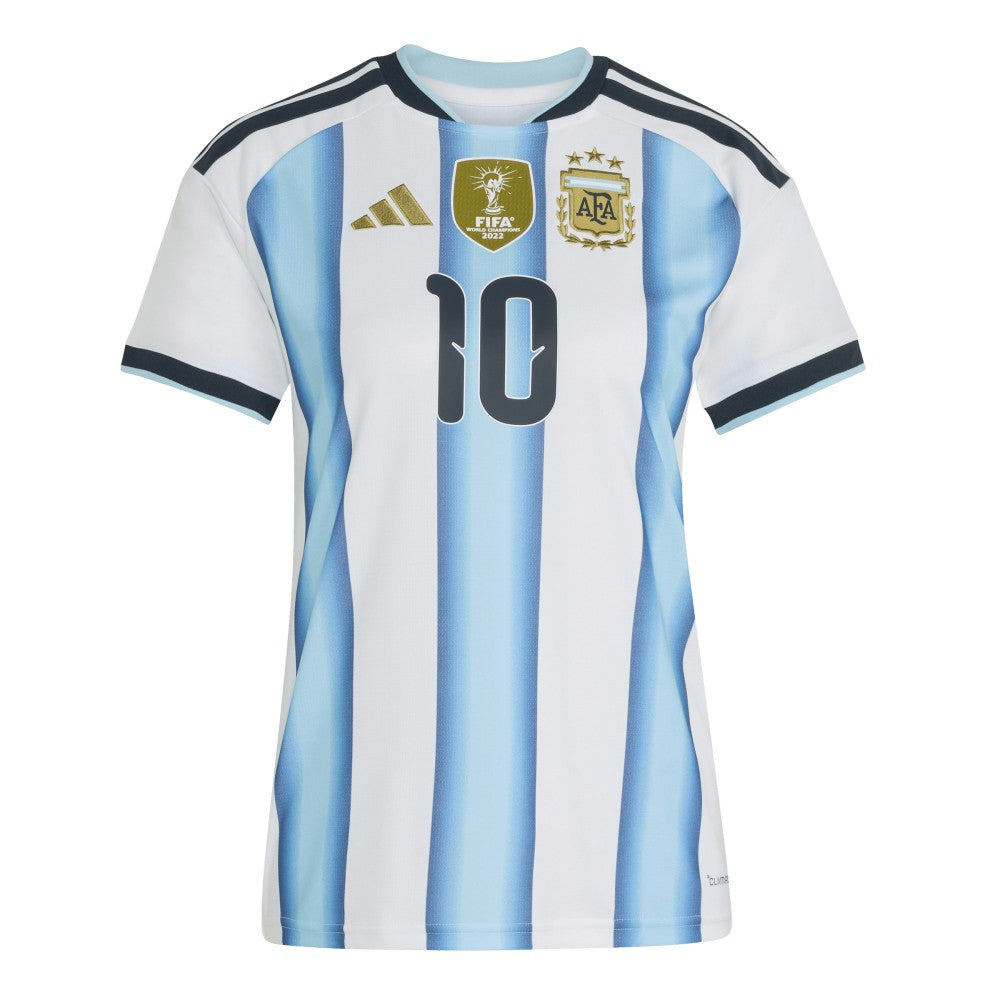 Adidas - Lionel Messi Argentina National Team Women's FIFA x World Cup 2026 Home Replica Jersey - White