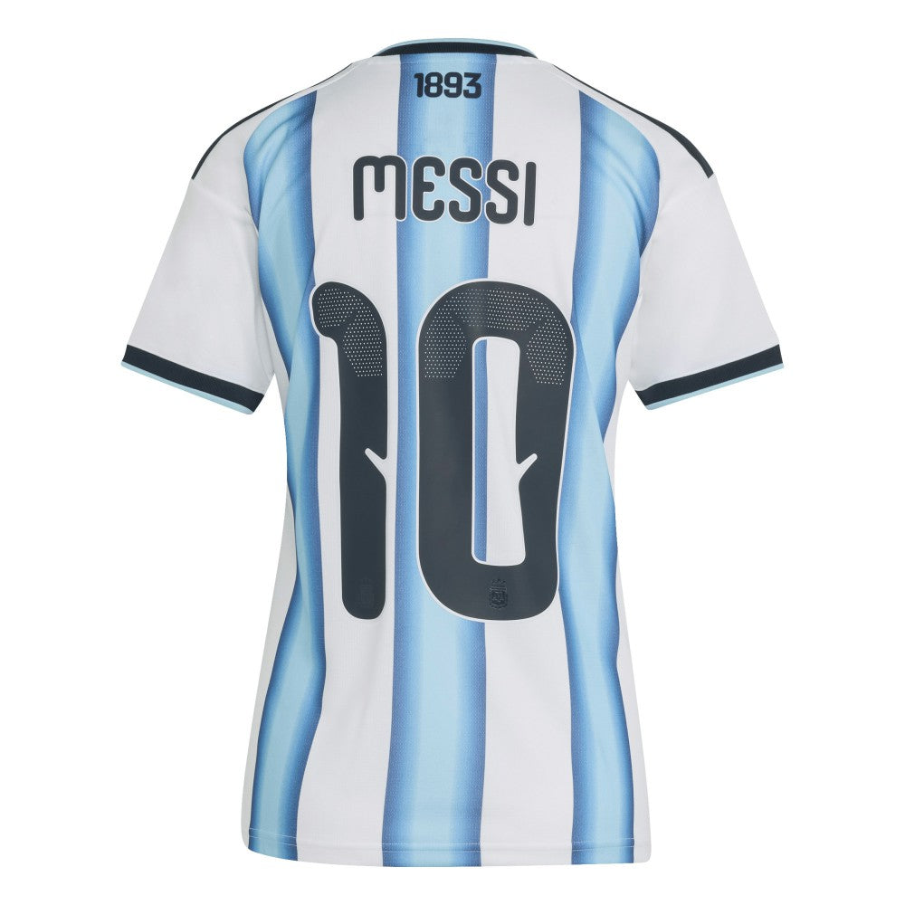 Adidas - Lionel Messi Argentina National Team Women's FIFA x World Cup 2026 Home Replica Jersey - White