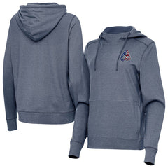 Baltimore Orioles Antigua Women's Justice Stars and Stripes Team Logo Pullover Hoodie Discount