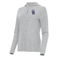 Colorado Rockies Antigua Women's Daybreak Quarter-Zip Hoodie Online
