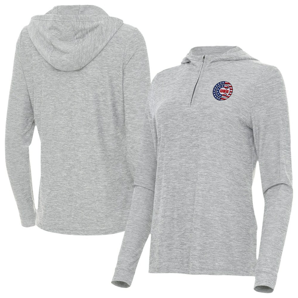 Chicago Cubs Antigua Women's Daybreak Quarter-Zip Hoodie Discount