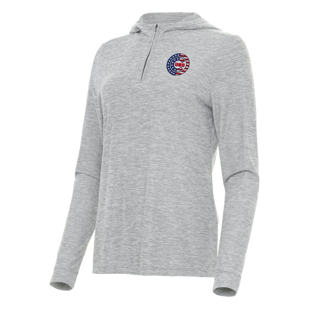 Chicago Cubs Antigua Women's Daybreak Quarter-Zip Hoodie Discount