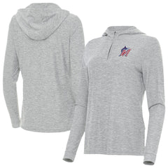 Miami Marlins Antigua Women's Daybreak Quarter-Zip Hoodie Sale