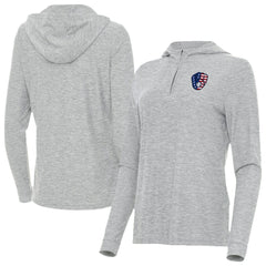 Milwaukee Brewers Antigua Women's Daybreak Quarter-Zip Hoodie for sale