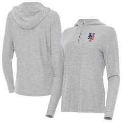 New York Mets Antigua Women's Daybreak Quarter-Zip Hoodie for sale