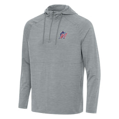 Miami Marlins Antigua Spikes Stars and Stripes Team Logo Quarter-Zip Pullover Hoodie Near Me