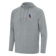 Chicago White Sox Antigua Spikes Stars and Stripes Team Logo Quarter-Zip Pullover Hoodie Sale