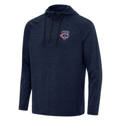 Minnesota Twins Antigua Spikes Stars and Stripes Team Logo Quarter-Zip Pullover Hoodie for sale