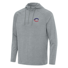 Cincinnati Reds Antigua Spikes Stars and Stripes Team Logo Quarter-Zip Pullover Hoodie for sale