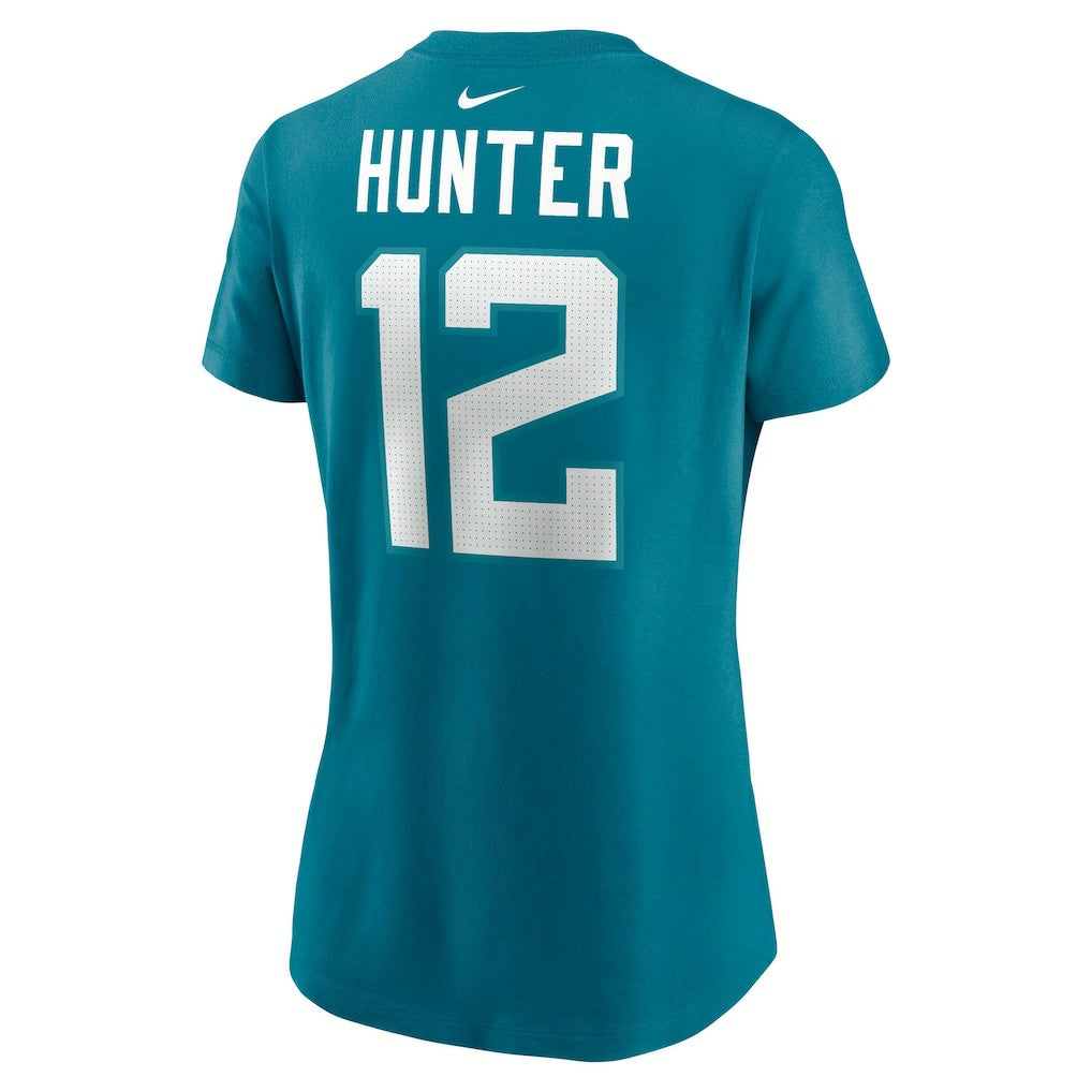 Travis Hunter Jacksonville Jaguars Women's Name & Number T-Shirt - Teal - Nike