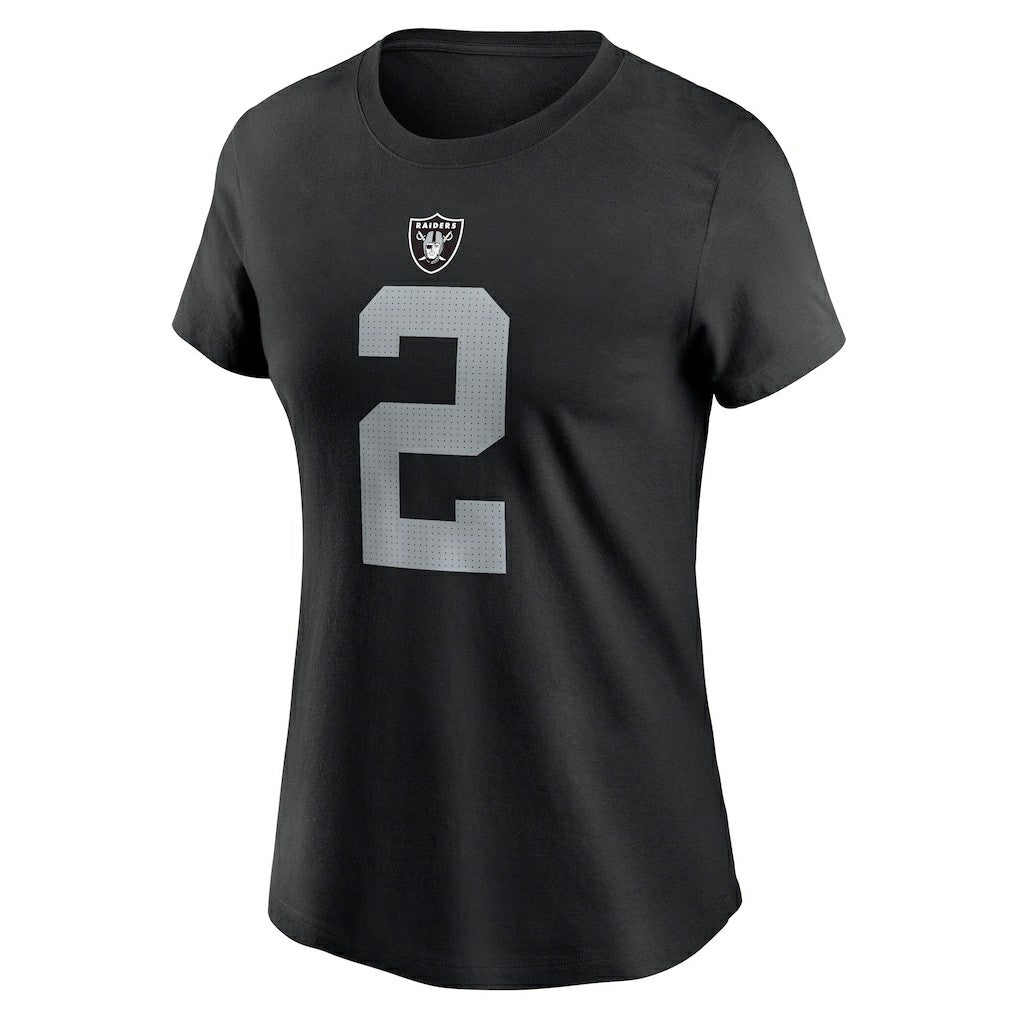 Ashton Jeanty Las Vegas Raiders Women's Name & Number T-Shirt - Black - Nike