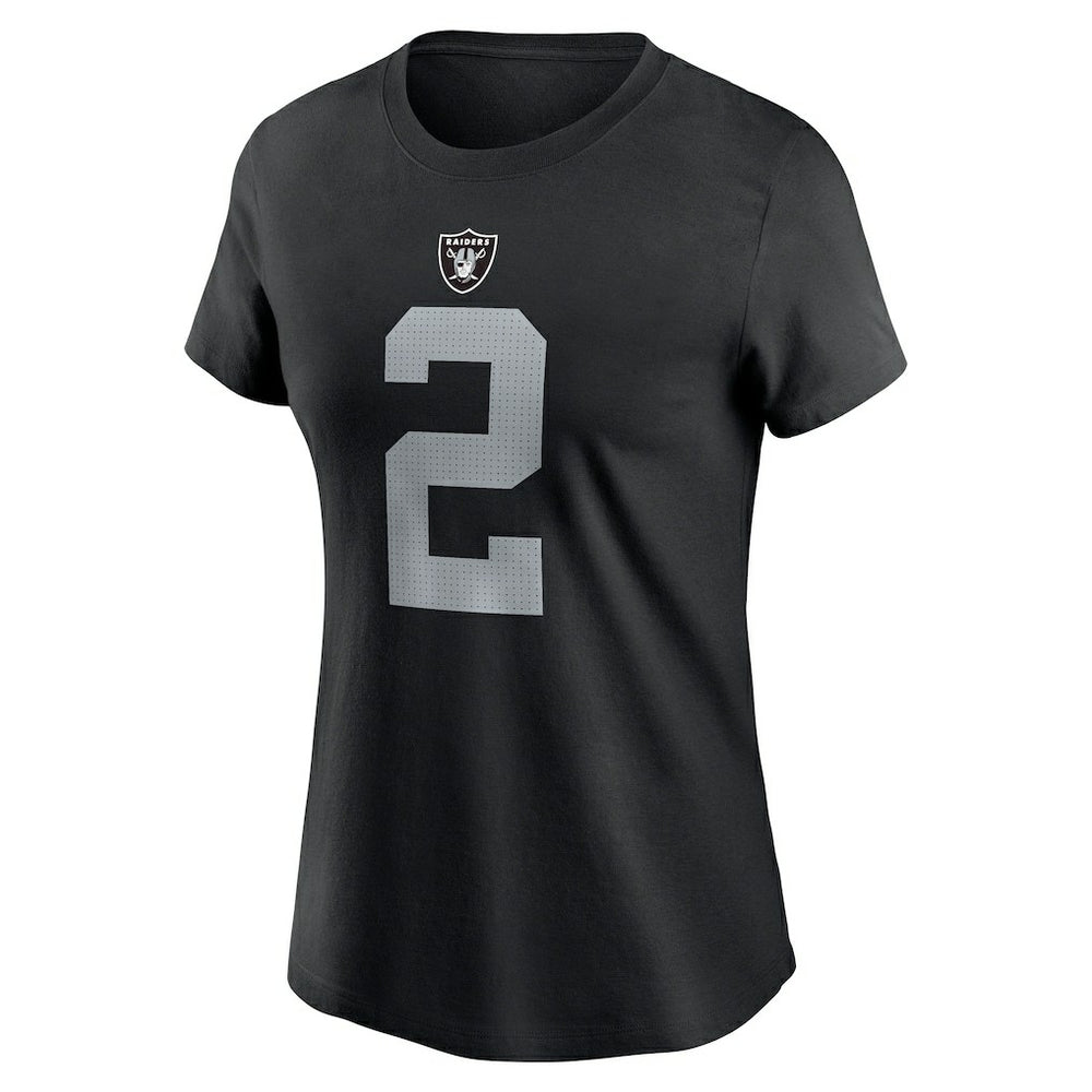 Ashton Jeanty Las Vegas Raiders Women's Name & Number T-Shirt - Black - Nike