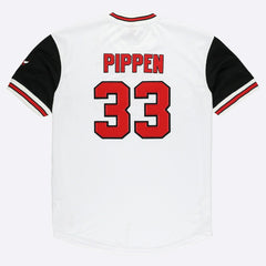 Mitchell & Ness Scottie Pippen Chicago Bulls Player Mesh V-Neck Shirt White