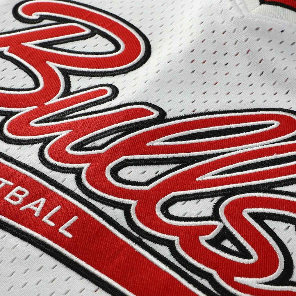 Mitchell & Ness Scottie Pippen Chicago Bulls Player Mesh V-Neck Shirt White