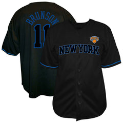 Fanatics Jalen Brunson New York Knicks Big & Tall Name & Number Fashion Jersey Black