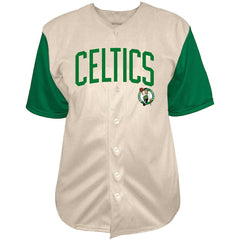 Fanatics Jayson Tatum Boston Celtics Baseball Jersey Cream