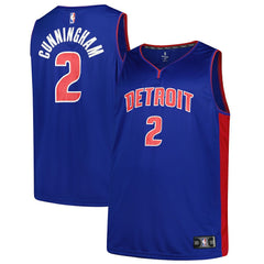 Fanatics Cade Cunningham Detroit Pistons Big & Tall Fast Break Player Jersey Blue Icon Edition