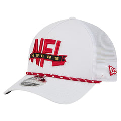 San Francisco 49ers New Era NFL 9FORTY A-Frame M-Crown Adjustable Trucker Hat - White - NFL