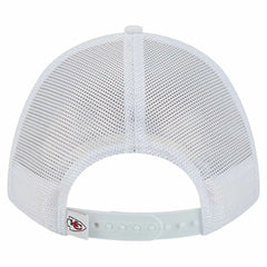 Kansas City Chiefs New Era NFL 9FORTY A-Frame M-Crown Adjustable Trucker Hat - White - NFL