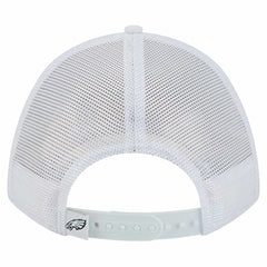 Philadelphia Eagles New Era NFL 9FORTY A-Frame M-Crown Adjustable Trucker Hat - White - NFL