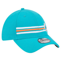 Miami Dolphins New Era Stripes 39THIRTY Flex Hat - Aqua - NFL