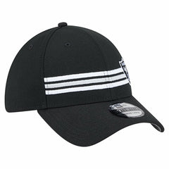 Las Vegas Raiders New Era Stripes 39THIRTY Flex Hat - Black - NFL