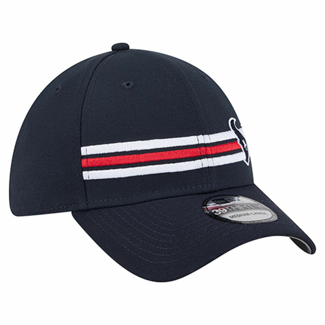 Houston Texans New Era Stripes 39THIRTY Flex Hat - Navy - NFL