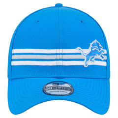 Detroit Lions New Era Stripes 39THIRTY Flex Hat - Blue - NFL