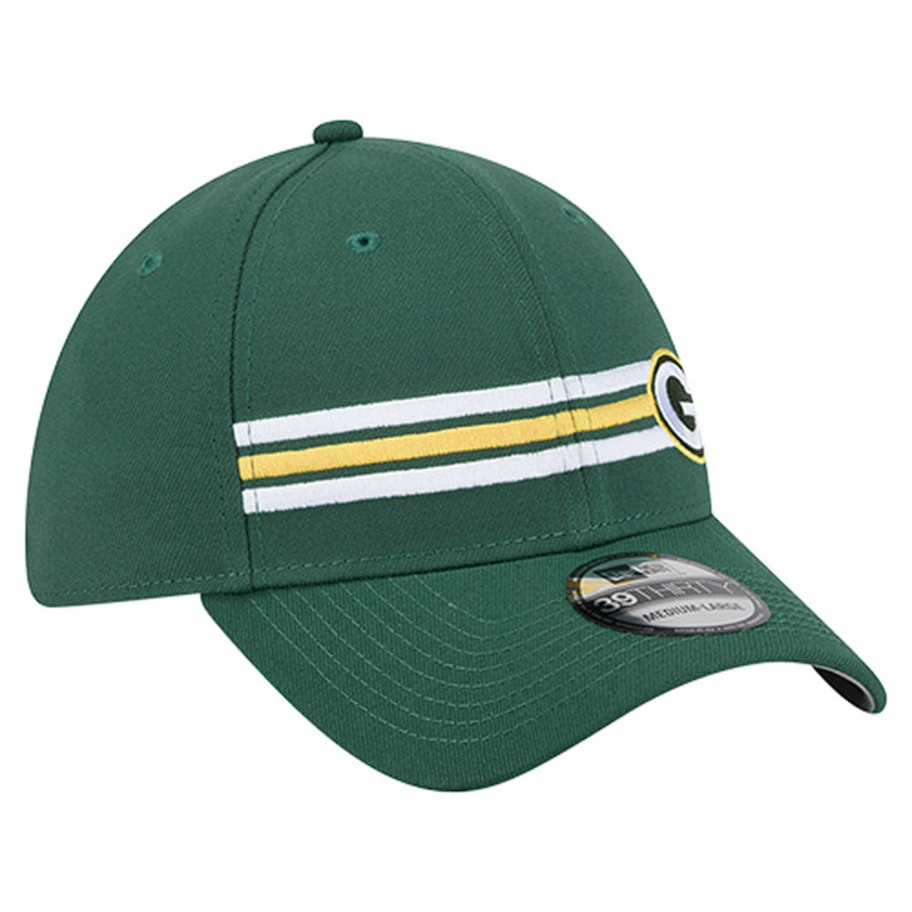 Green Bay Packers New Era Stripes 39THIRTY Flex Hat - Green - NFL